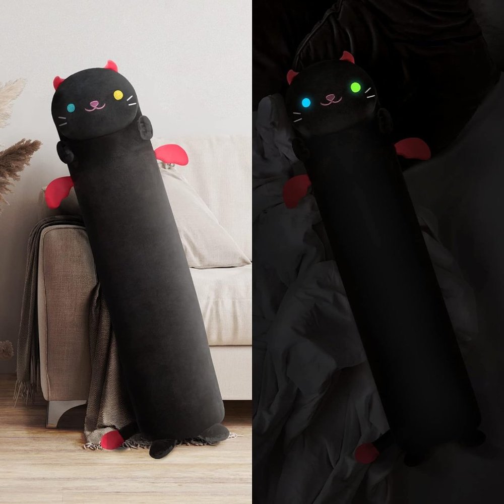 Mewaii® 28 Inch Black Cat Body Piloow